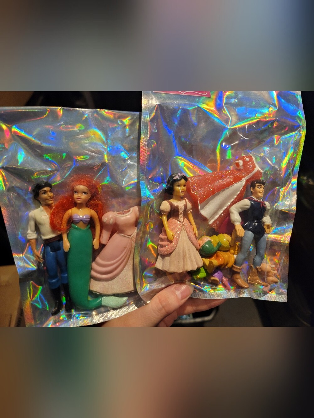 Vintage Disney Princess Polly Pocket Dolls Set